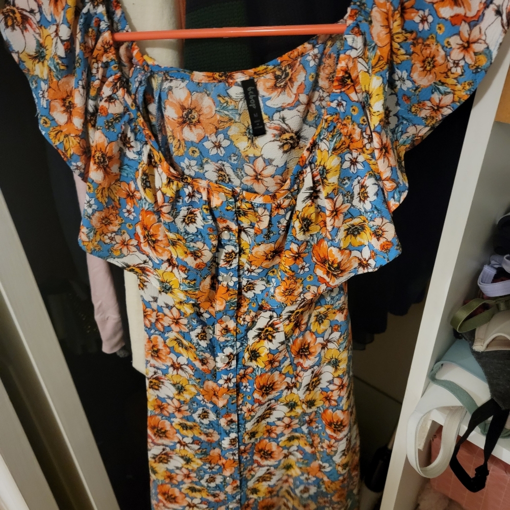 Floral printed dress